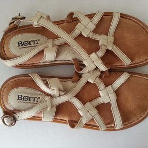 Born beige sandals - womens 9 M, euro 40.5